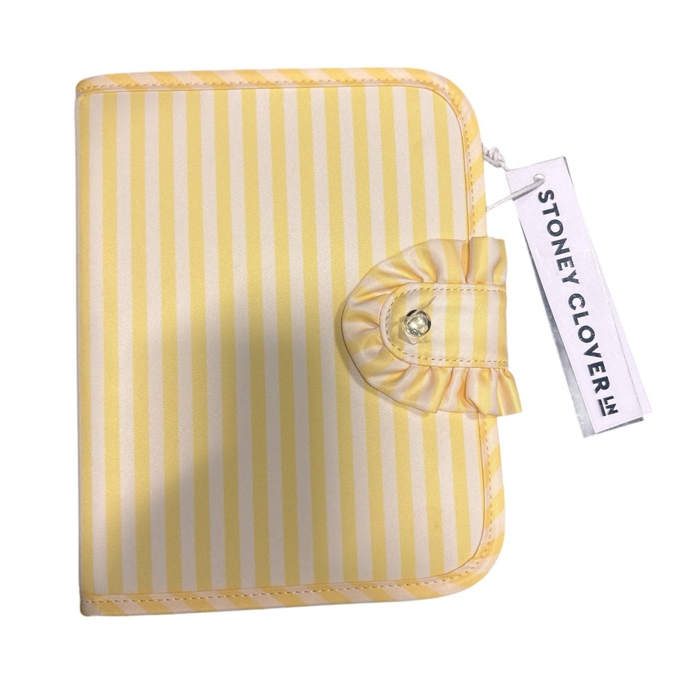 Stoney Clover Lane Notebook Yellow Striped